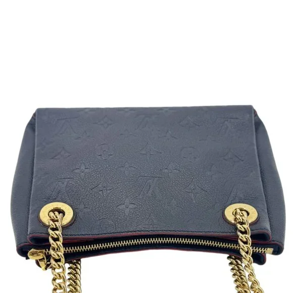 Louis Vuitton Surene BB Empreinte Leather Shoulder Bag Navy Blue - Picture 5 of 16